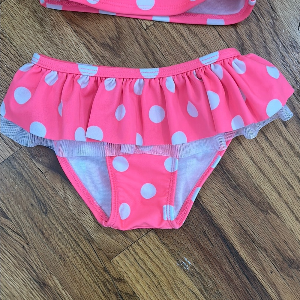 Playful Pink Polka Dot Bikini Bottom - Picture 2 of 6